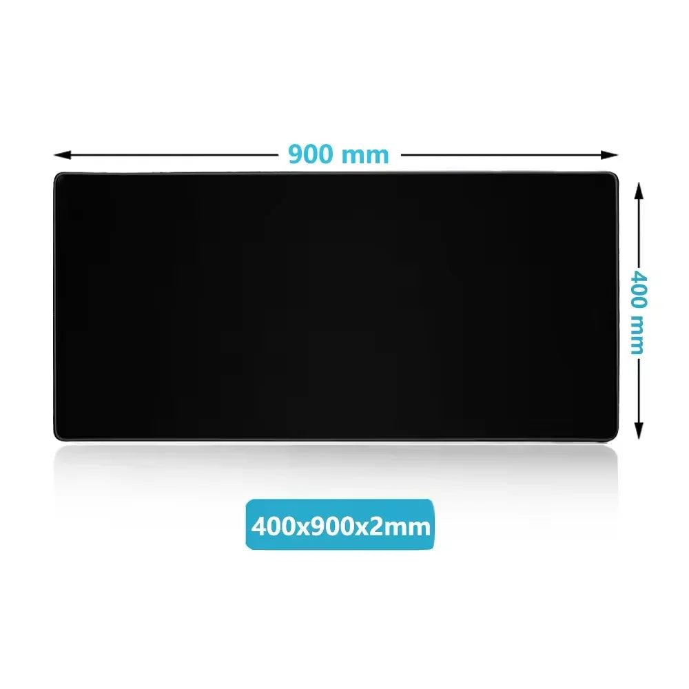 tapis souris jeu caoutchouc noir texture douce microfibre moderne grande taille gaming