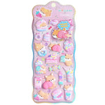 autocollants 3D animaux mignons fruits kawaii adhésifs décoratifs maison téléphone portable ordinateur
