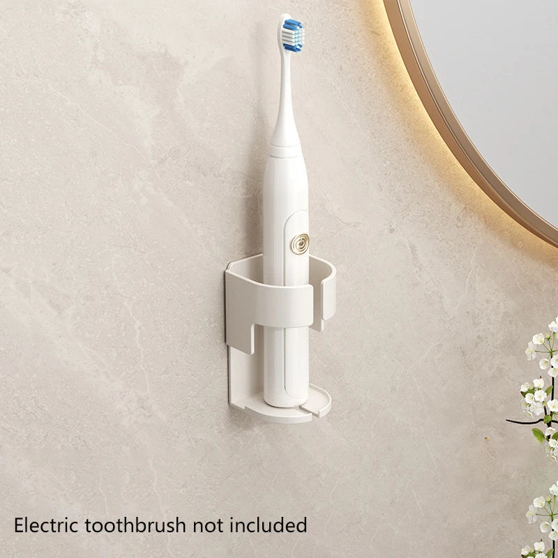 support mural adhésif brosse dents électrique moderne vert rose blanc noir