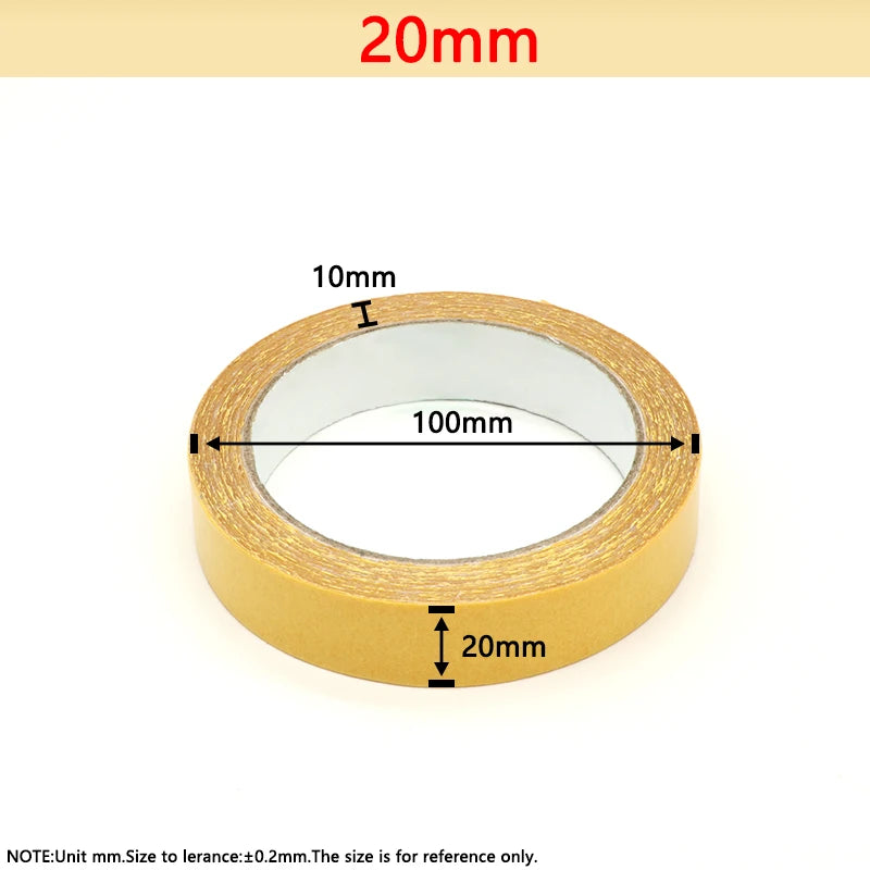 ruban adhésif jaune largeur 10mm 15mm 20mm 25mm 30mm 35mm 40mm 50mm 60mm fixations