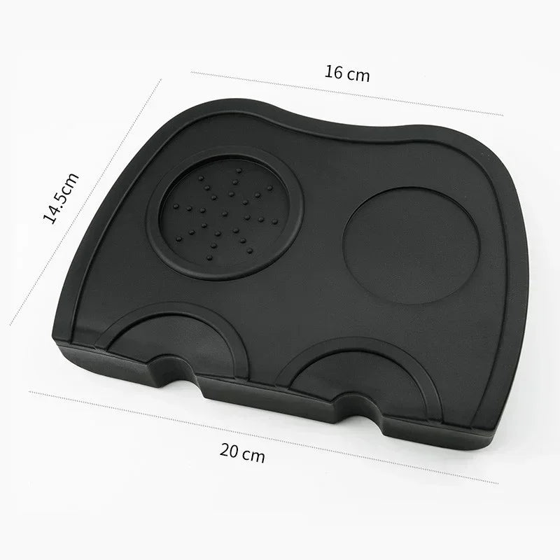 tapis absorbant grains silicone adhésif noir simple moderne cuisine espresso domestique qualité alimentaire