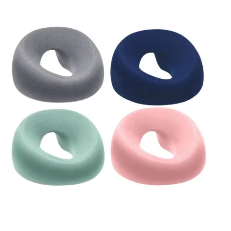 oreiller ergonomique mousse mémoire forme coussin cervical massage lit repos confort texture douce gris