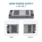 alimentation electrique 24v led 12v 60w 100w 200w 300w 400w aluminium industrielle