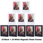 cadres photo magnétiques bleu clair rose noir blanc vert orange gris jaune modernes minimalistes