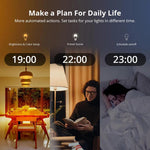ampoule led intelligente e14 wifi zigbee multicolore blanc moderne minimaliste contrôle app smartphone