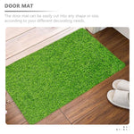 tapis sol imitation gazon synthétique vert herbe naturelle extérieure porte antidérapante pastorale