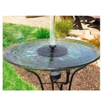 fontaine solaire moderne panneau noir texture solaire adhésif pompe eau amovible batterie diffuseurs bague