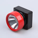 lampe frontale rechargeable rouge noire lisse moderne pratique ceinture charge étanche cable