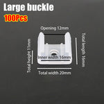 clips fixation ruban led transparent 6mm 8mm 10mm 12mm 14mm 16mm 18mm 20mm moderne