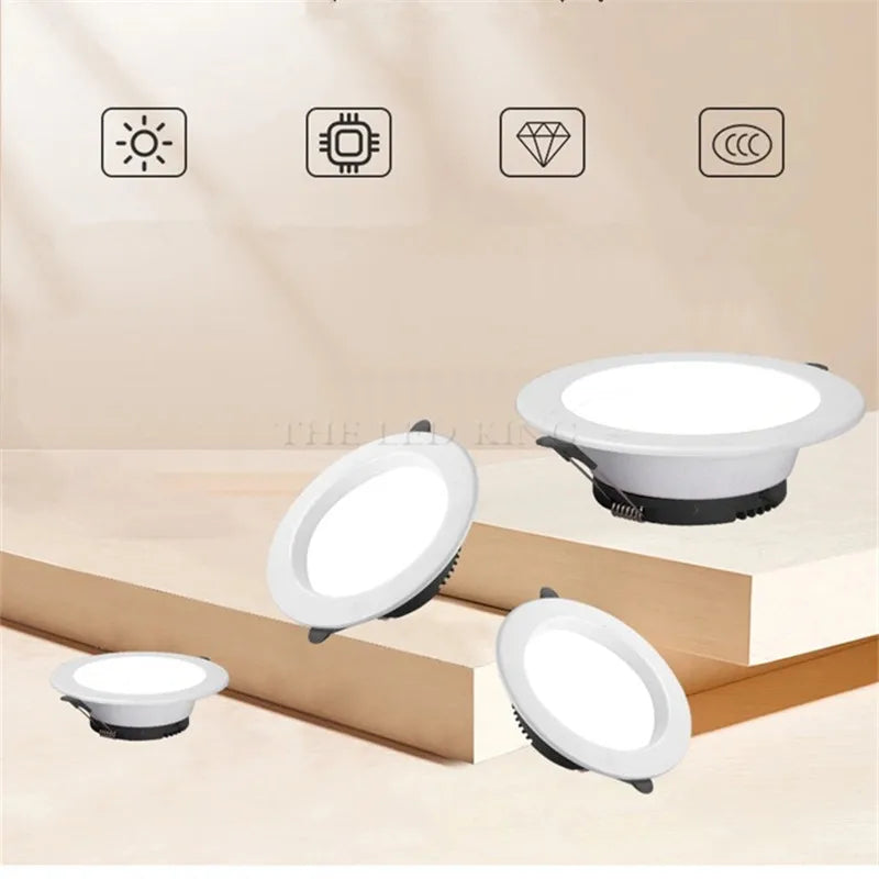 ampoule led spot blanc moderne 220v clips fixation 20w opaque chambre cuisine