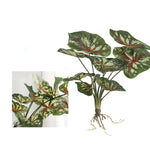 plantes artificielles vertes feuilles soie decoration extérieur moderne minimaliste
