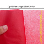 papier soie blanc rose vert jaune rouge uni opaque simple mariage anniversaire cadeau fête