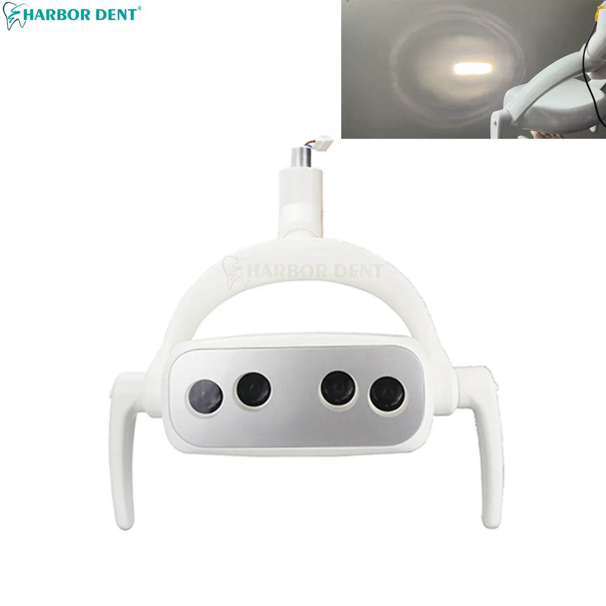 lampe dentaire led sans ombre blanc moderne interrupteur capteur infrarouge