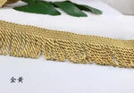 ruban décoratif moderne élégant blanc bleu clair marron rayures géométriques opaques polyester 6cm