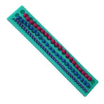 moules silicone gâteau decorations turquoises bleues roses violettes fondant CREATIF
