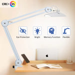 lampe led blanc minimaliste 50cm 117led pince ajustable intensité variable moderne