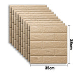 panneaux decoratifs murals adhésifs texture brique moderne gris beige bleu vert rose noir blanc