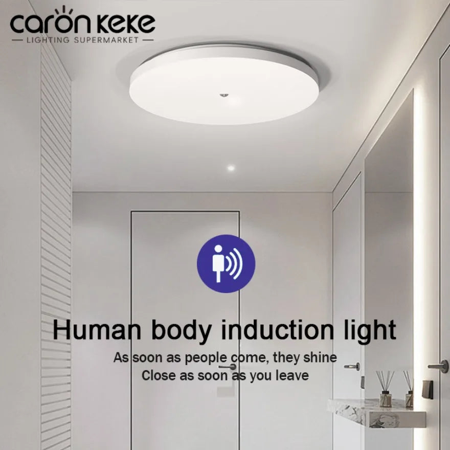 plafonnier led moderne blanc detection mouvement infrarouge flux lumineux 249 2000 minimaliste autonome