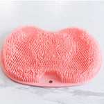 tapis bain silicone rose clair surface rugueuse moderne