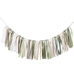 guirlande arc ciel franges polyester festif mariage anniversaire décoration événement festif