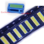 diodes led blanc froid noir jaune clair 7.0*2.0mm électronique cathode anode 500pcs lot