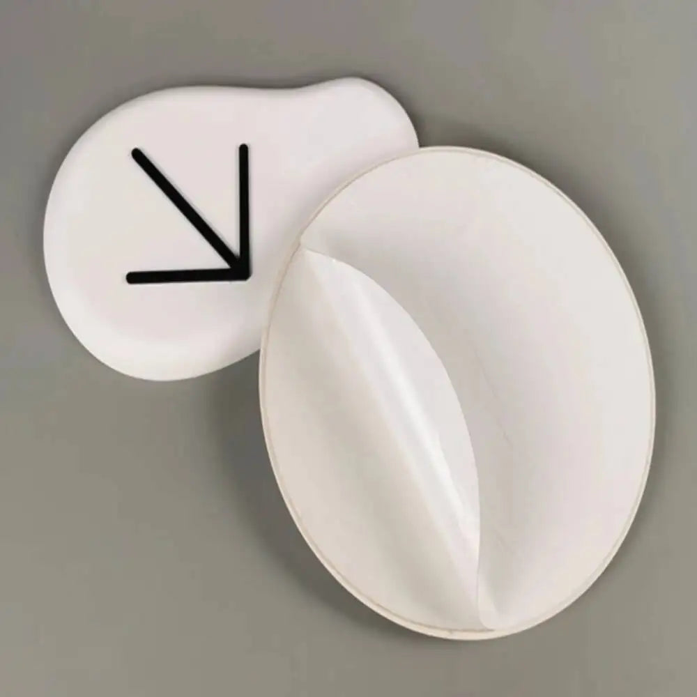 panneau toilettes moderne symboles homme femme flèche blanc adhésif 16.5cm 15.5cm