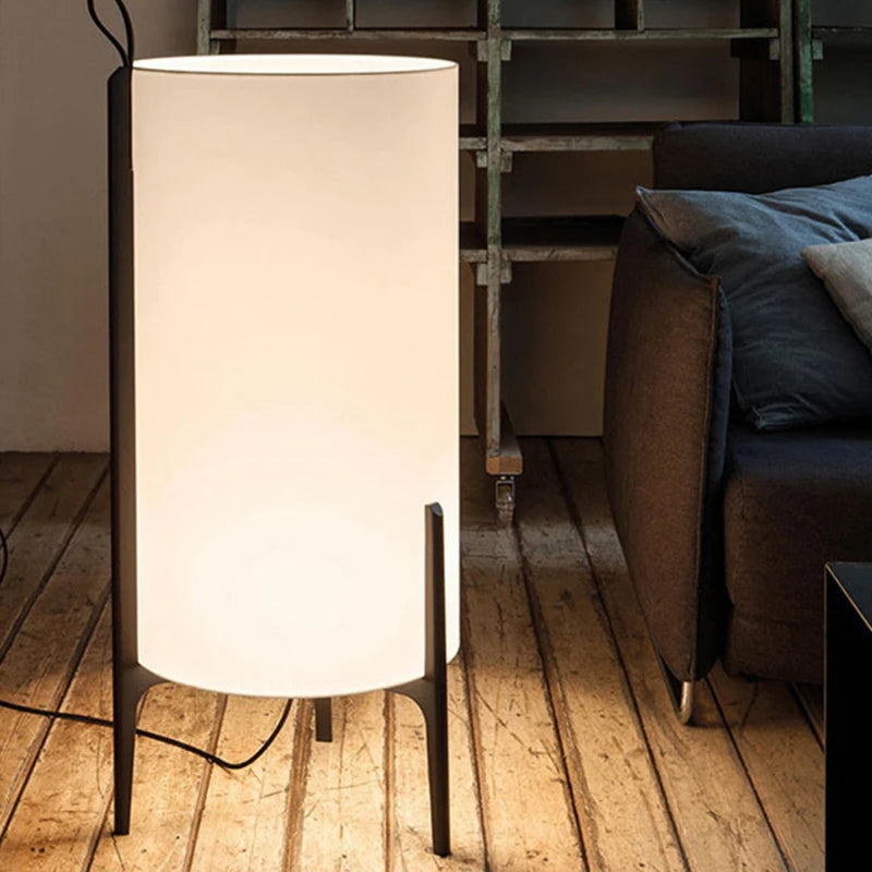 lampe table bois tissu naturel moderne beige brun clair éclairage intérieur salon chambre coucher