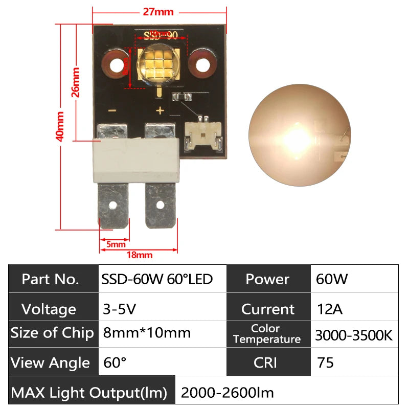 composant électronique led 60w 80w 90w 3v 5v 12v noir doré gris pcb cuivre