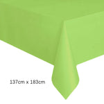 serviette table jetable rectangulaire unie mariage anniversaire fête décoration table plastique moderne