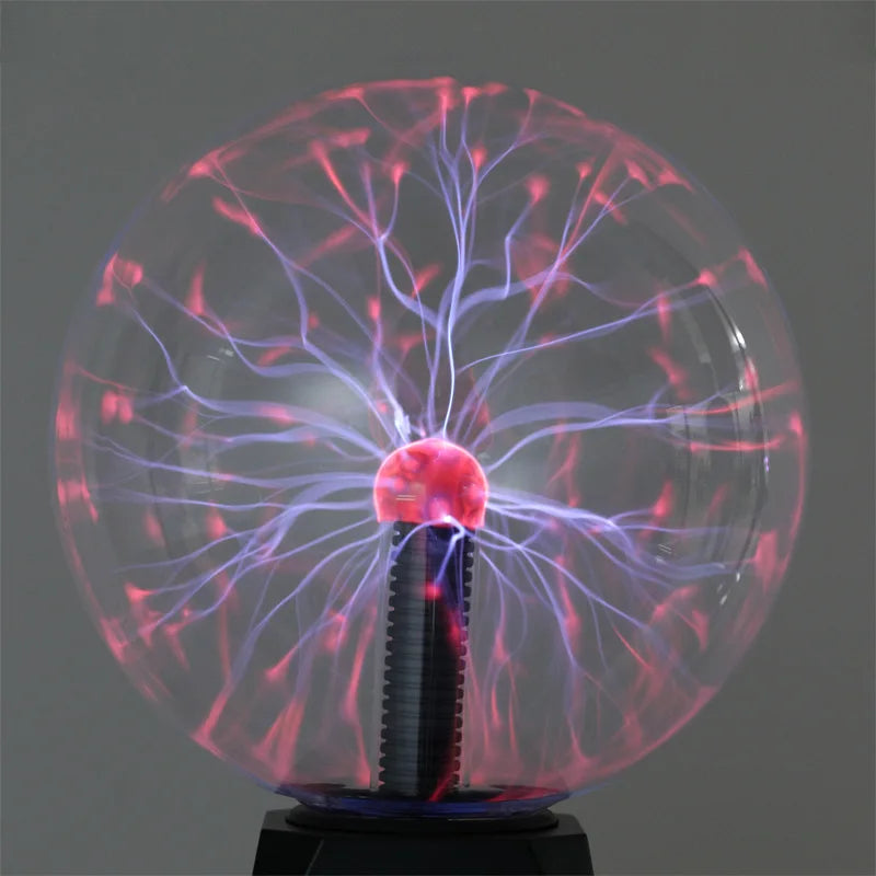 Lampe de chevet à plasma en verre blanc