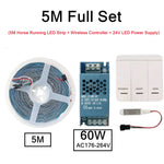 ruban led blanc 24v 10m contrôleur sans fil included led strip adhesive