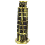 ornement maison tour pise miniature décoration doré bronze arcades souvenirs voyage