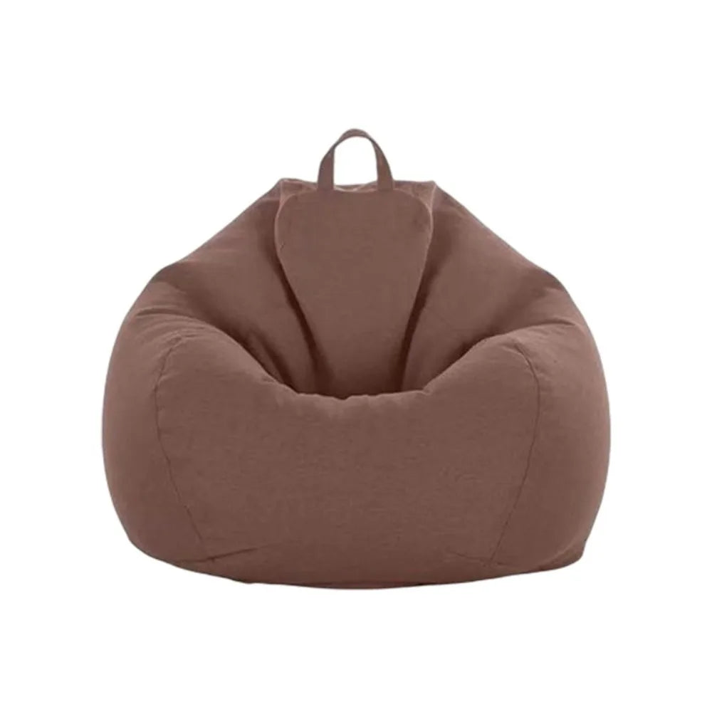 coussin sol moderne coton bleu marine gris clair rose pâle uni confortable poignée 80x90cm