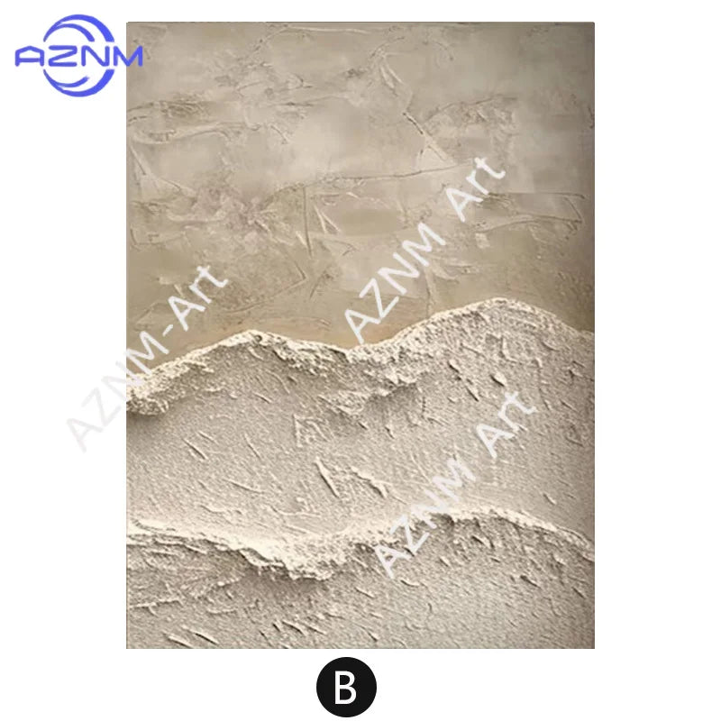tableau abstrait moderne toile minimaliste 50x70 40x60 30x40 20x30 55x80 grungy beige gris