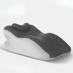 coussin ergonomique multifonctionnel memory foam noir blanc support dos jambes oreiller pieds moderne