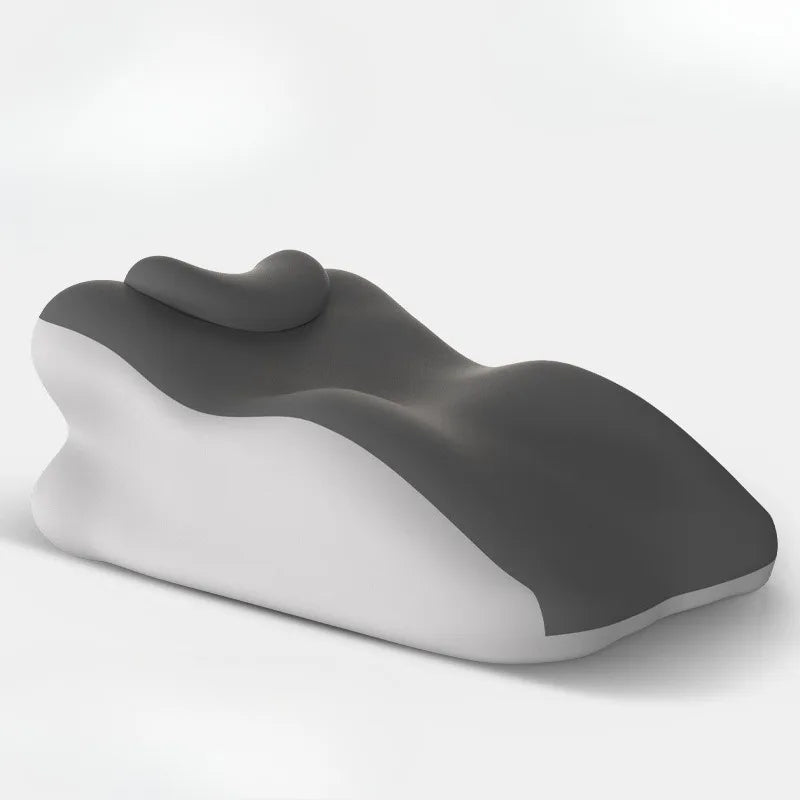 coussin ergonomique multifonctionnel memory foam noir blanc support dos jambes oreiller pieds moderne