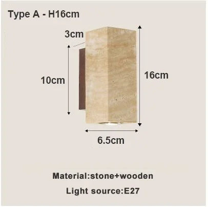 applique murale moderne marbre beige led fixée mur flux lumineux élevé contemporain deux sources