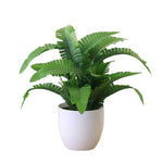 plantes artificielles vertes bonsaï ornement accessoires photo scindapsus pot rotin extérieur moderne