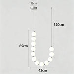 suspension lumineuse blanches moderne chaînes fixées support inclusion chaînes moderne