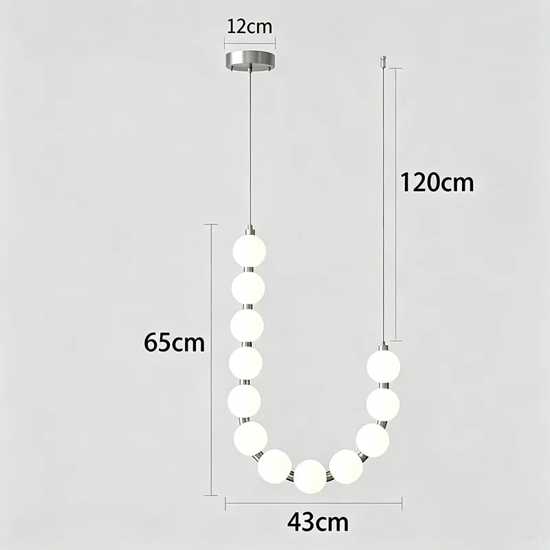 suspension lumineuse blanches moderne chaînes fixées support inclusion chaînes moderne