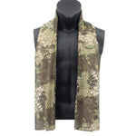 écharpe camouflage vert beige noir homme printemps été automne hiver