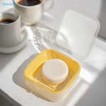 boîte savon portable moderne verte jaune rose blanche grille drainage snap