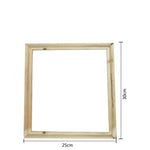 Cadre bois naturel classique photo mur maison 25cm 40cm 50cm