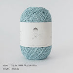 fil tricoter rose bleu gris beige violet vert opale crochet dentelle blanche rustic artisanal