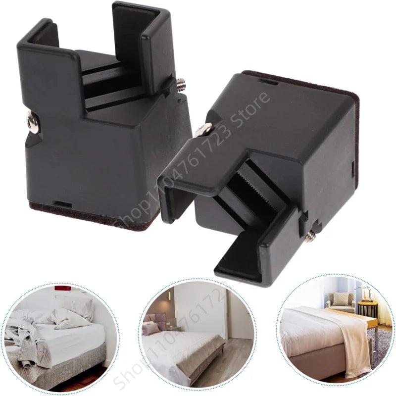 pieds meubles marron noir vis plastique moderne fixation antidérapants rechargeables