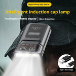 lampe frontale led noire moderne compacte clip usb batterie intégrée indiquateur charge