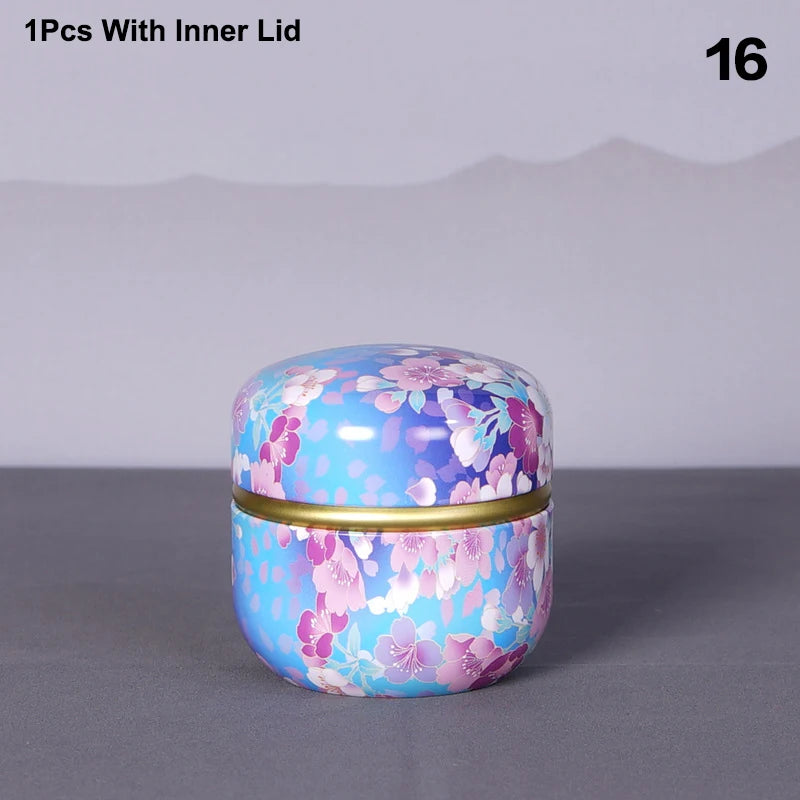 pot thé verre vintage poignée motif fleurs boisson rangement