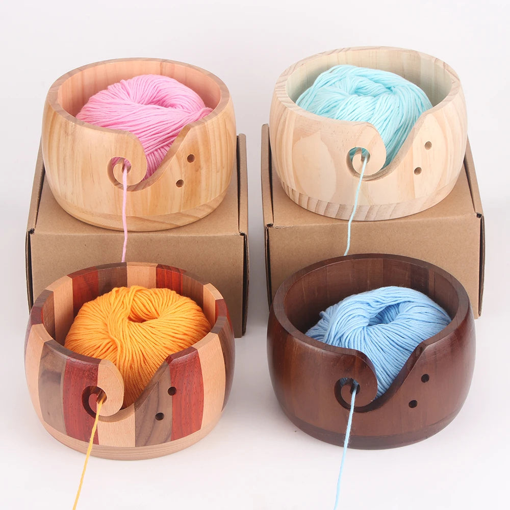 bobines fil bois naturel rose bleu clair jaune gris artisanal moderne