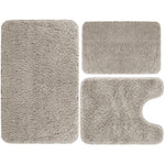 tapis bain mousse mémoire forme moderne rayures horizontales absorbant antidérapant lavable machine extra doux