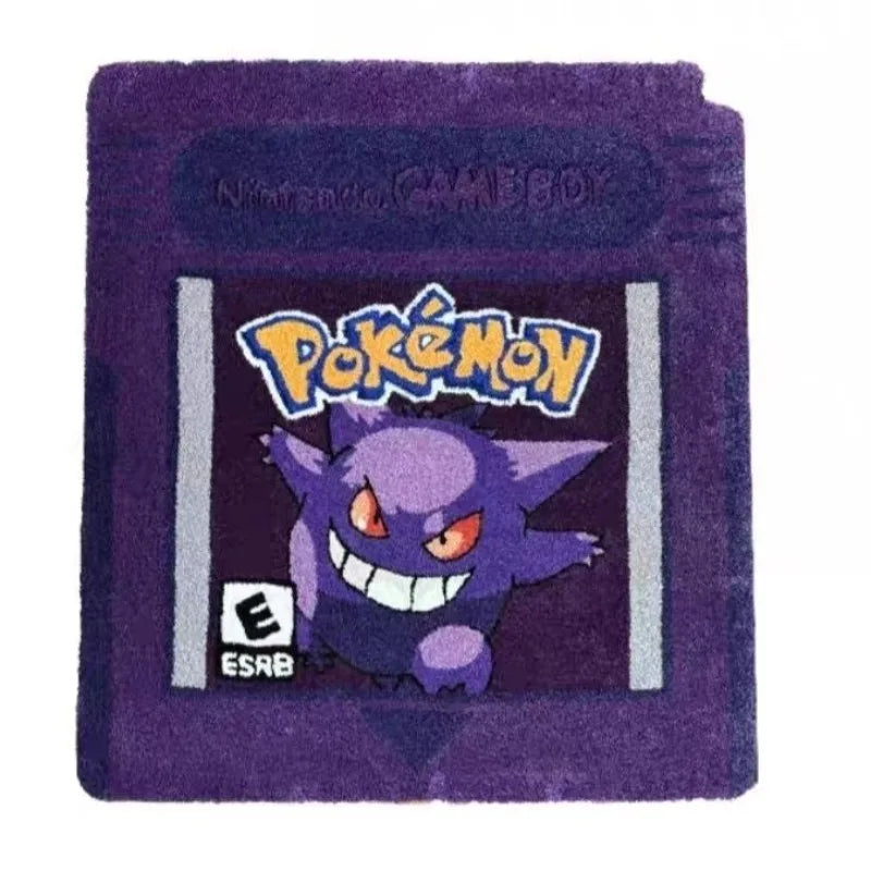 tapis peluche pokémon pikachu jaune violet bleu rose décoration maison salle bain cuisineintérieur